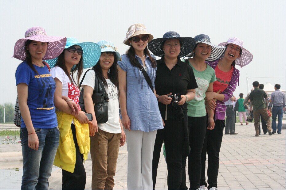 2012年白洋淀之行------------美女們合影