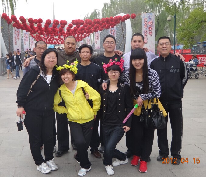 2012年玉淵潭一日游---------合影留念